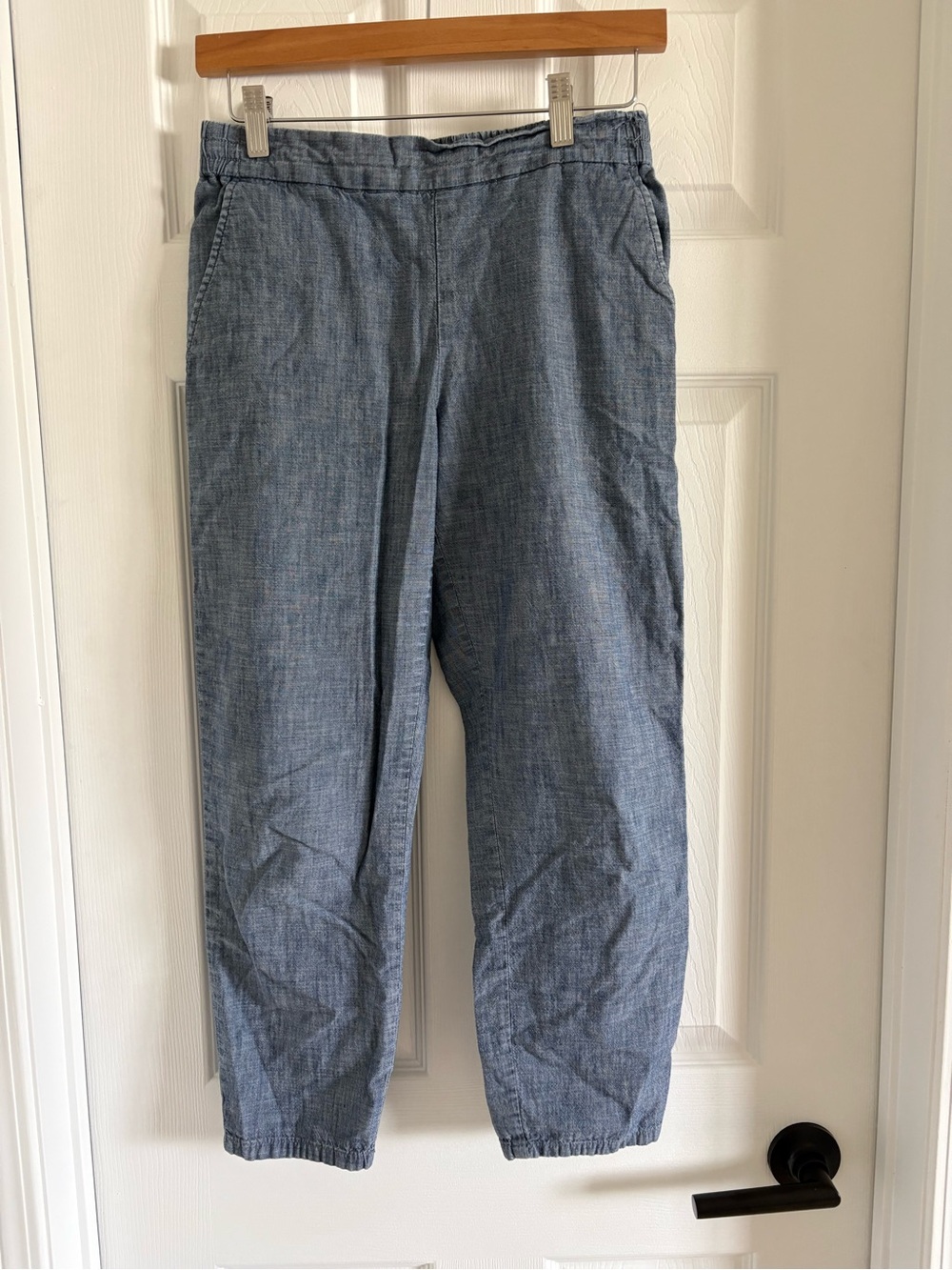 GAP Lightweight Chambray Pants - Blue
